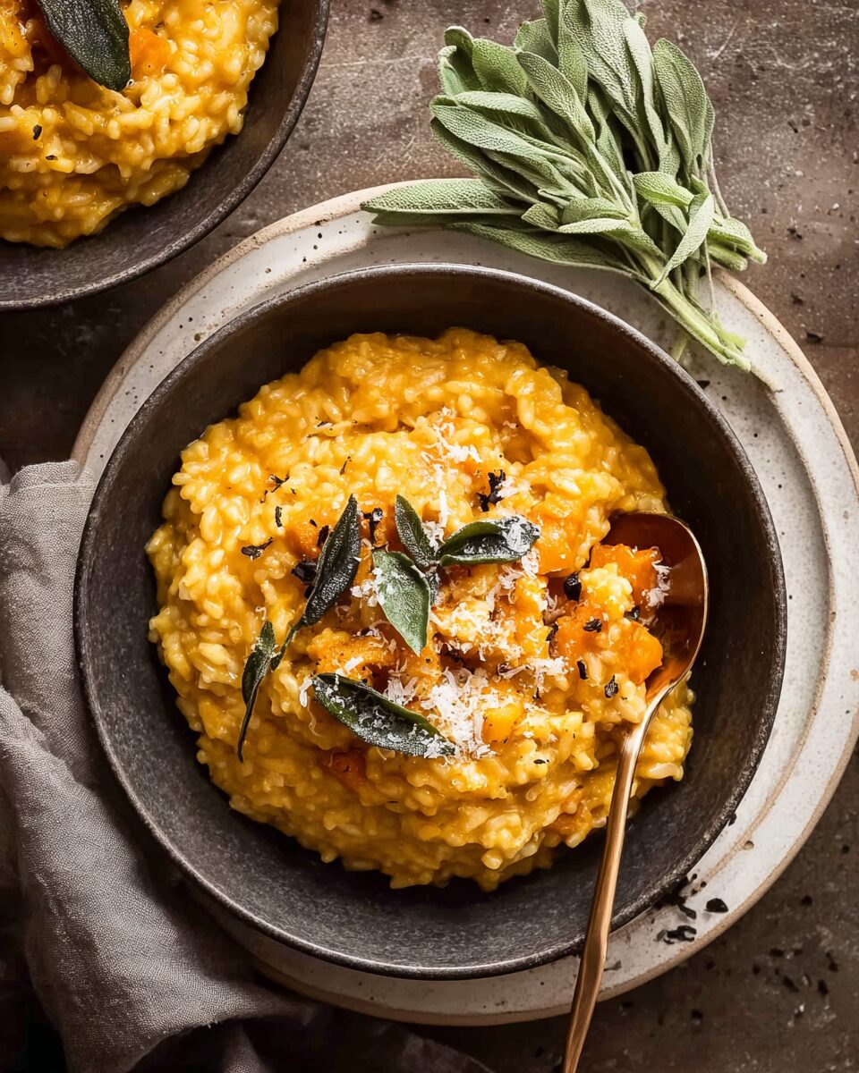 Baked Pumpkin Risotto