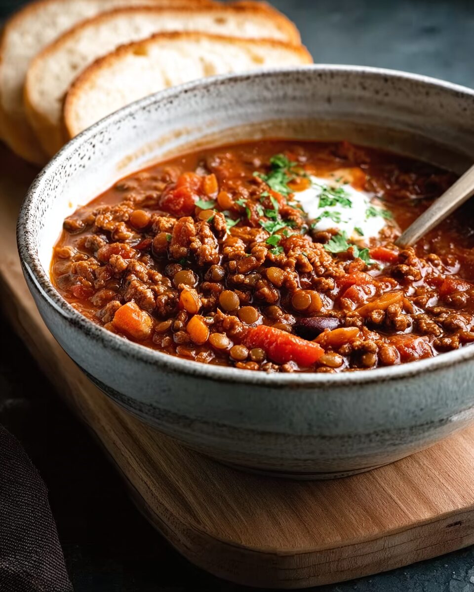Beef and Lentil Chili