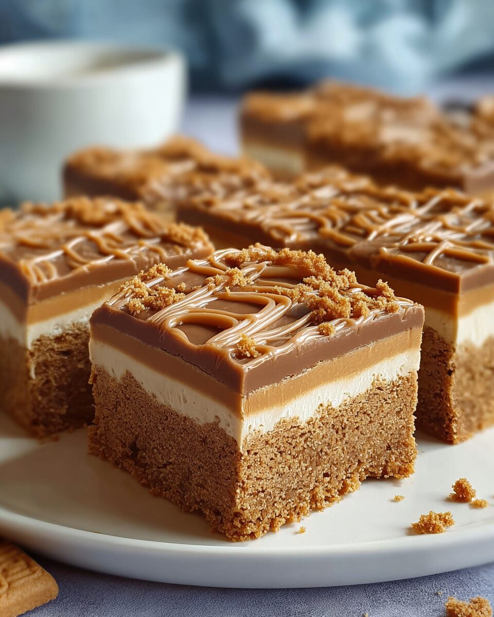 Biscoff Millionaires Traybake