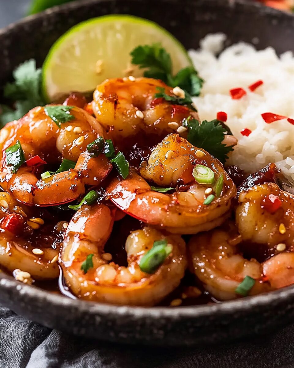 Asian Chilli Garlic Prawns