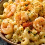 Garlic Shrimp Mac and Cheese
