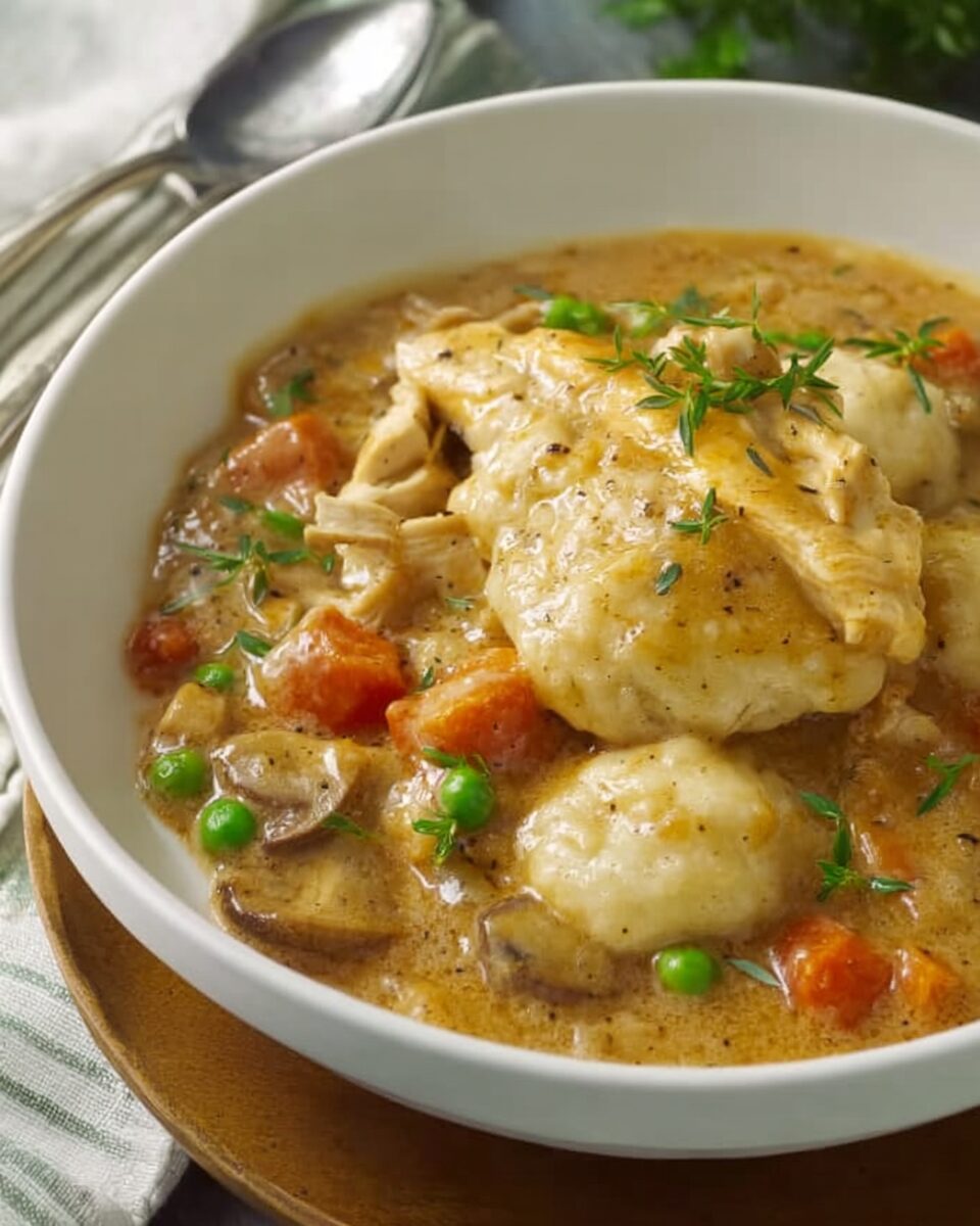 Slow Cooker Chicken and Dumplings
