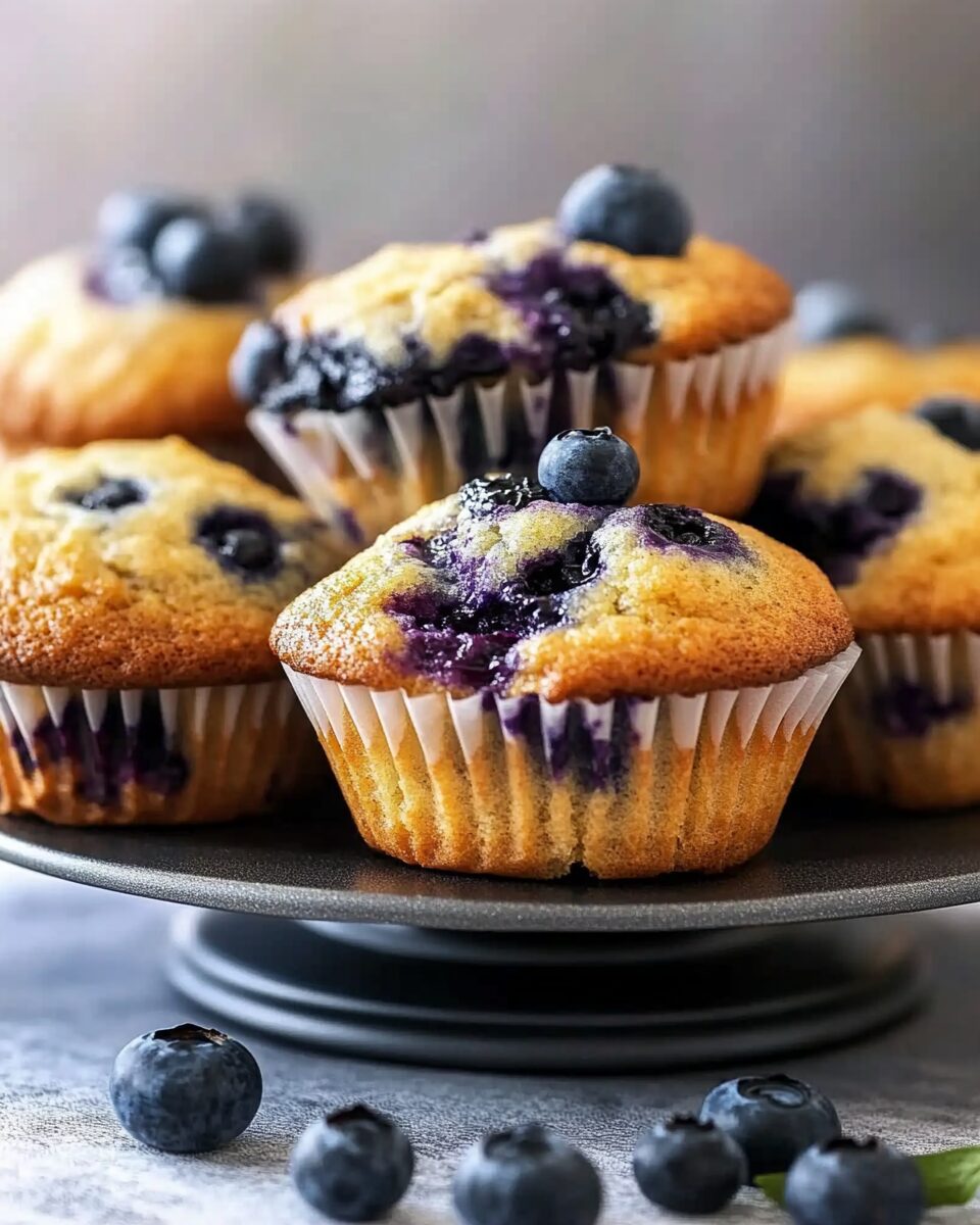 Moist Blueberry Muffins