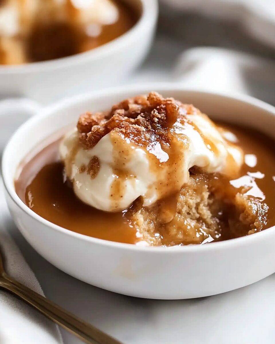 Self-Saucing Butterscotch Pudding