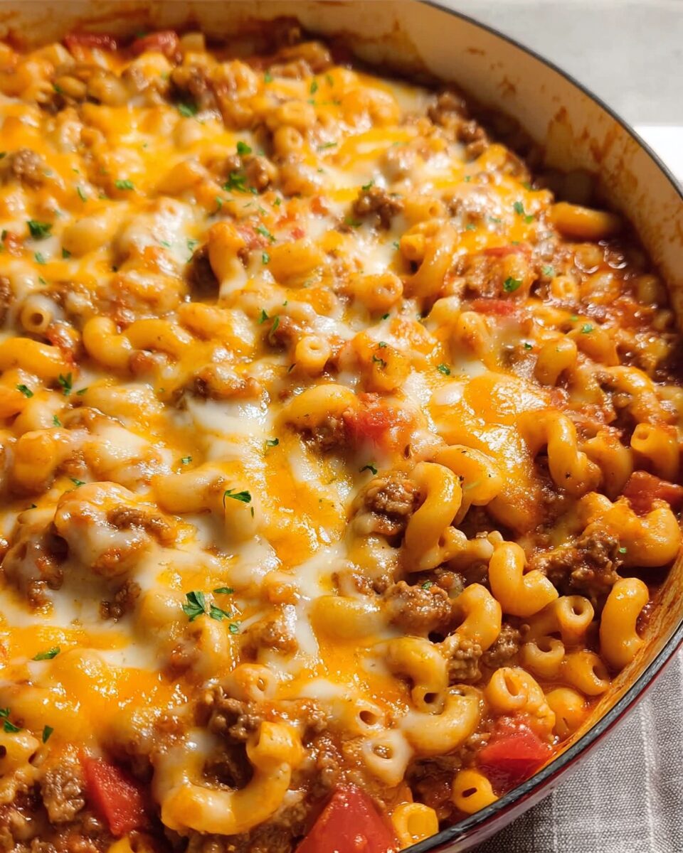 Cheeseburger Casserole