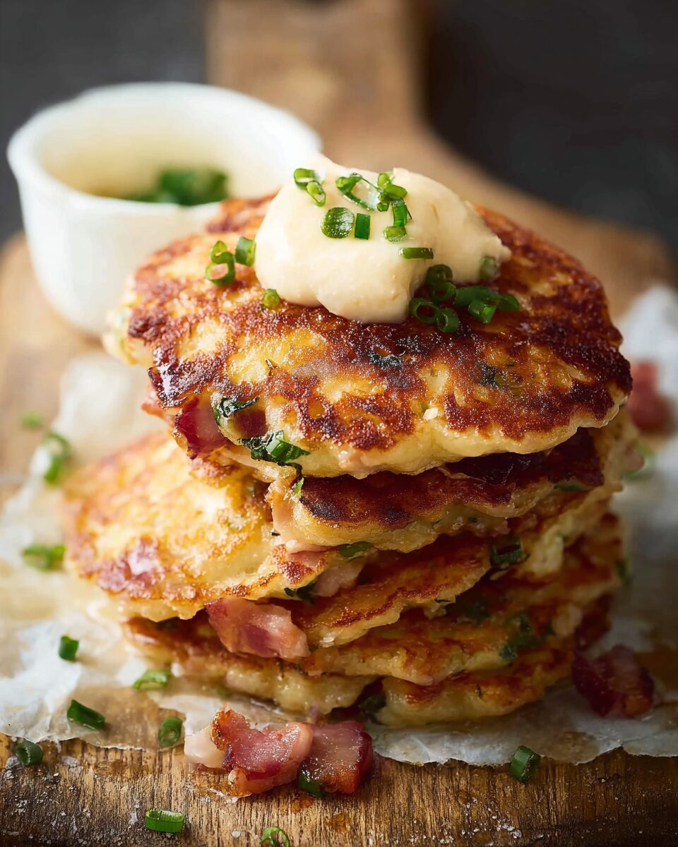 Cheese & Ham Pancakes