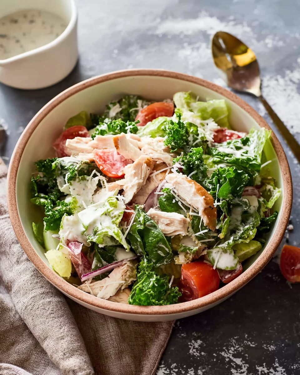 San Francisco Chicken Salad with Yoghurt Ranch Dressing