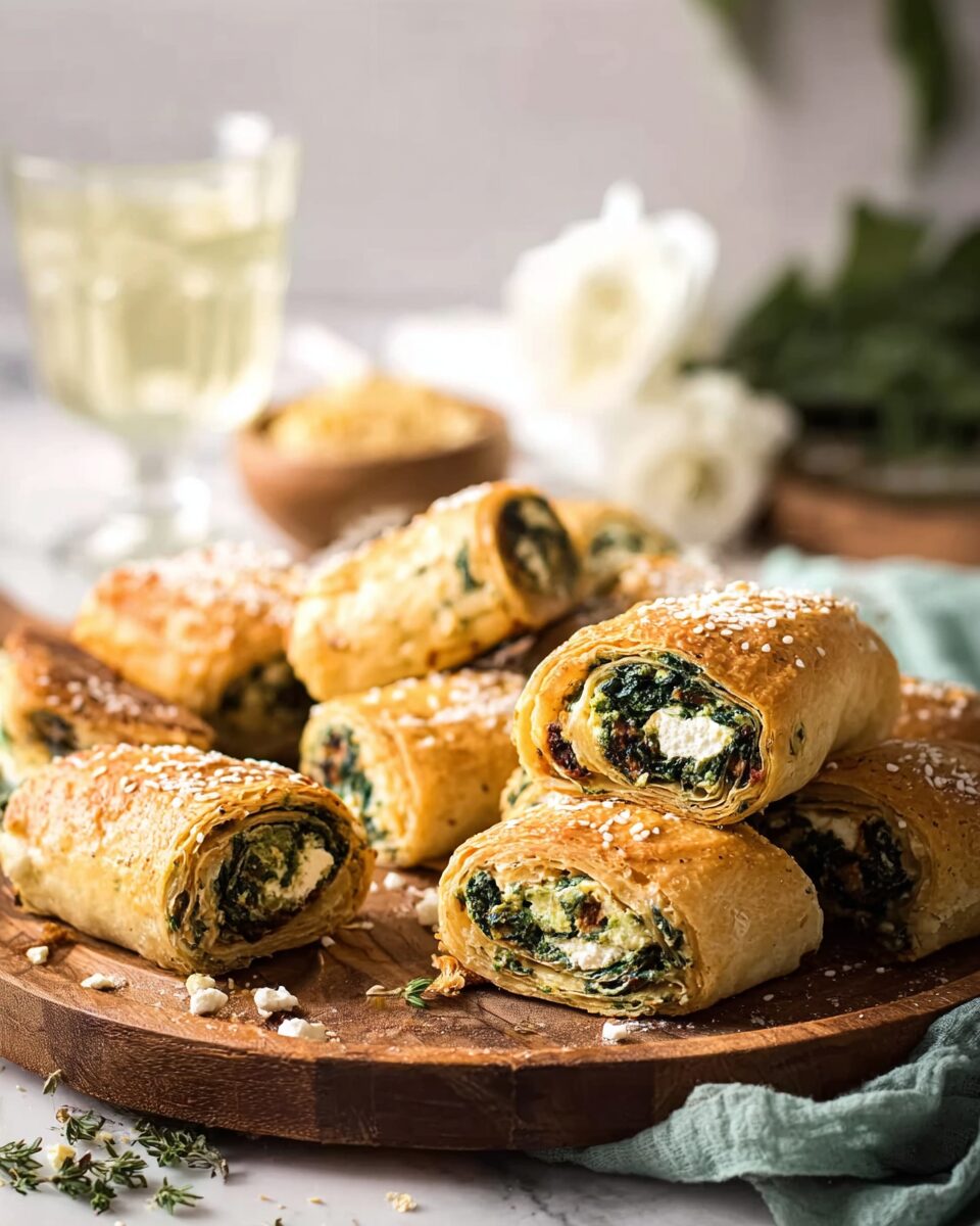 Spinach and Ricotta Rolls