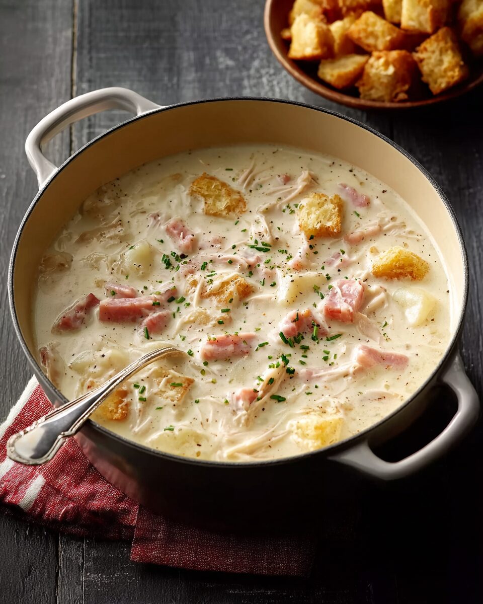 Chicken Cordon Bleu Soup