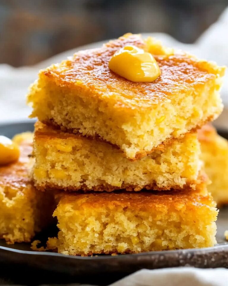 Buttery Golden Cornbread Loaf