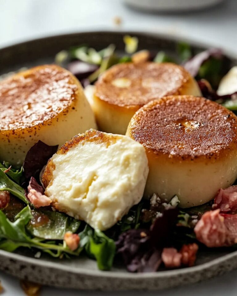 Warm French Goat Cheese Salad