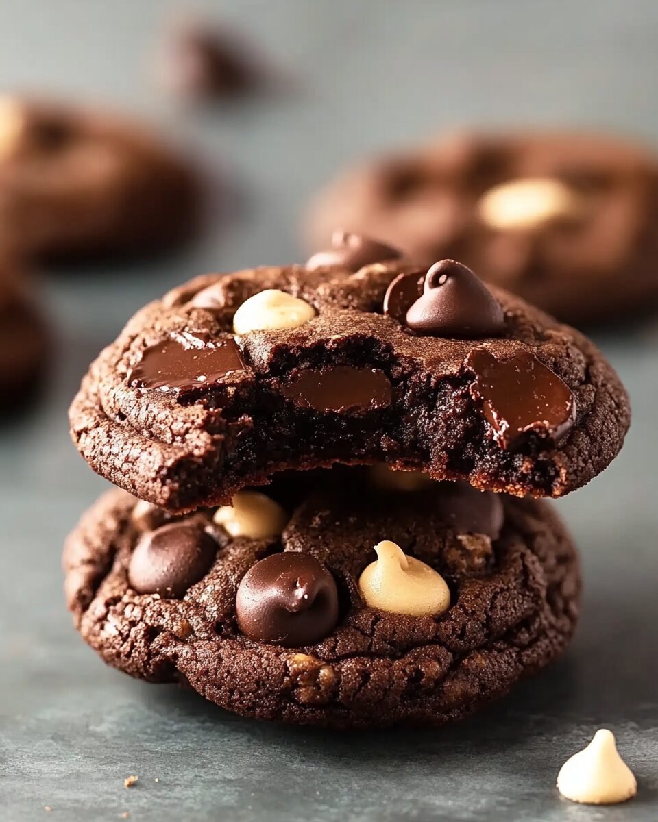 Outrageous Triple Chocolate Cookies