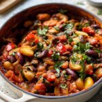 Baked Ratatouille with Beans