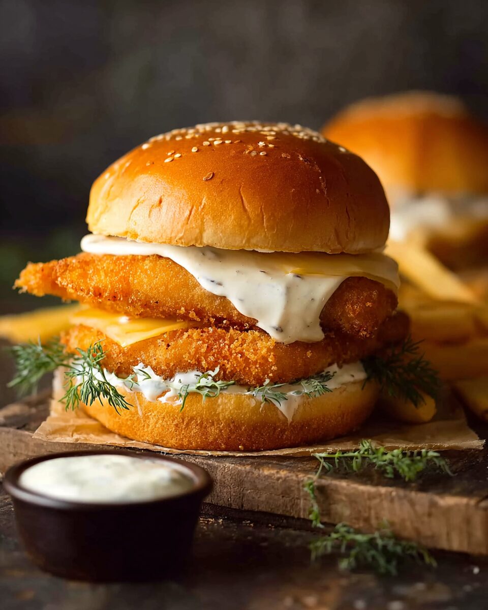 Homemade Filet-O-Fish Burger