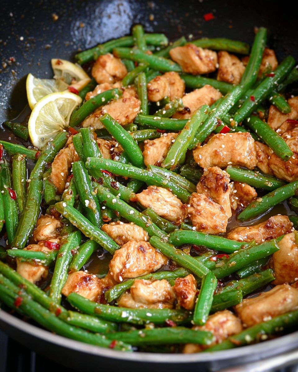 Honey Lemon Chicken & Green Beans
