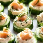Cucumber Canapés with Smoked Salmon Mousse