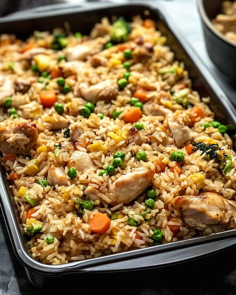 Magic Baked Chicken Fried Rice