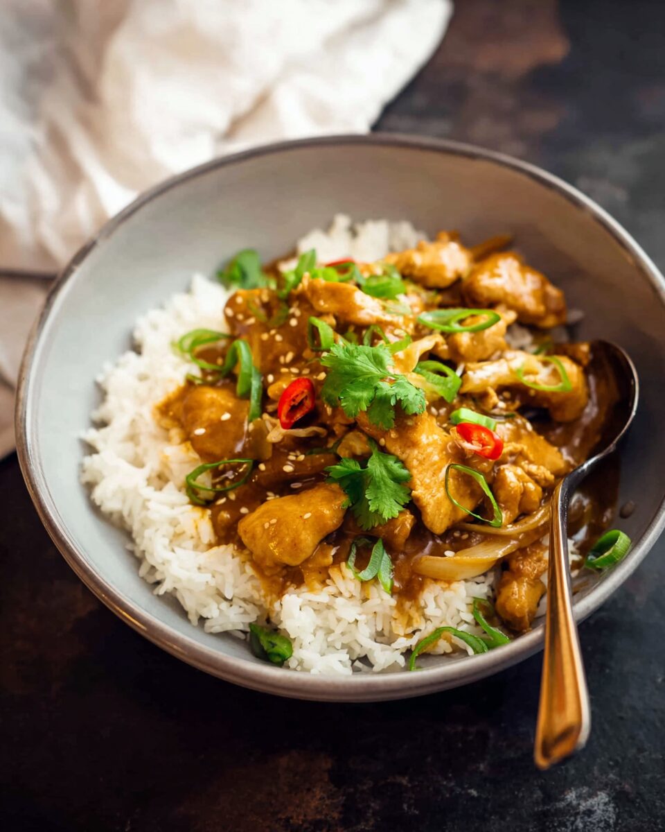 Chinese Satay Chicken Stir-Fry