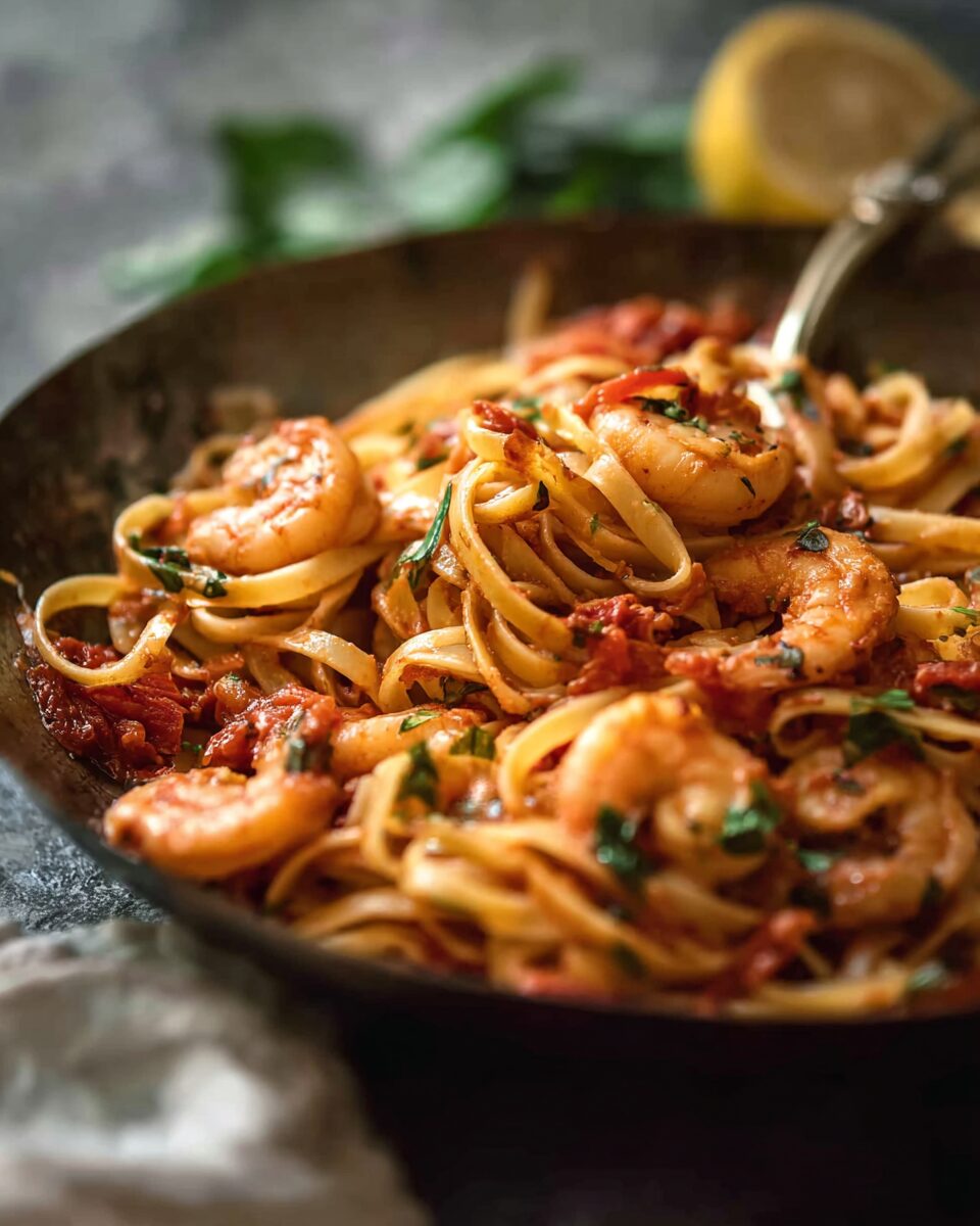 Spicy Chilli Prawn Pasta