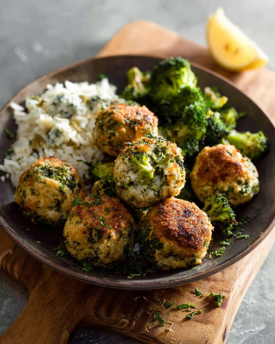 Baked Broccoli Cheese Balls