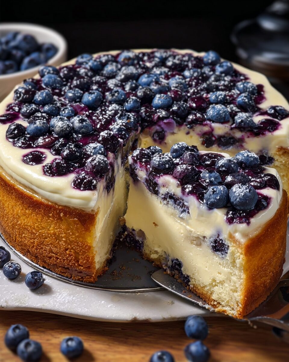 Nova Scotia Blueberry Cream Cake
