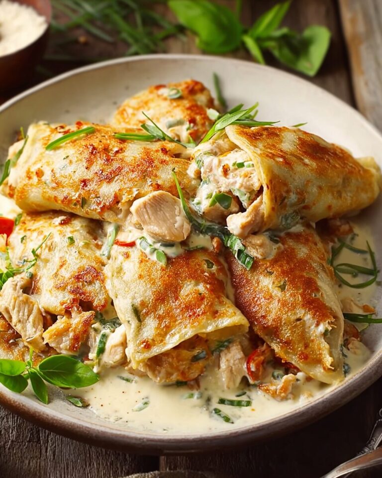 Creamy Chicken Crepini