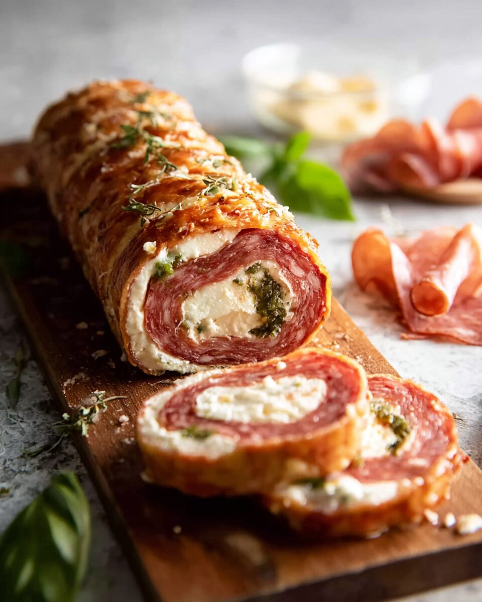 Salami Cream Cheese Roll-Ups
