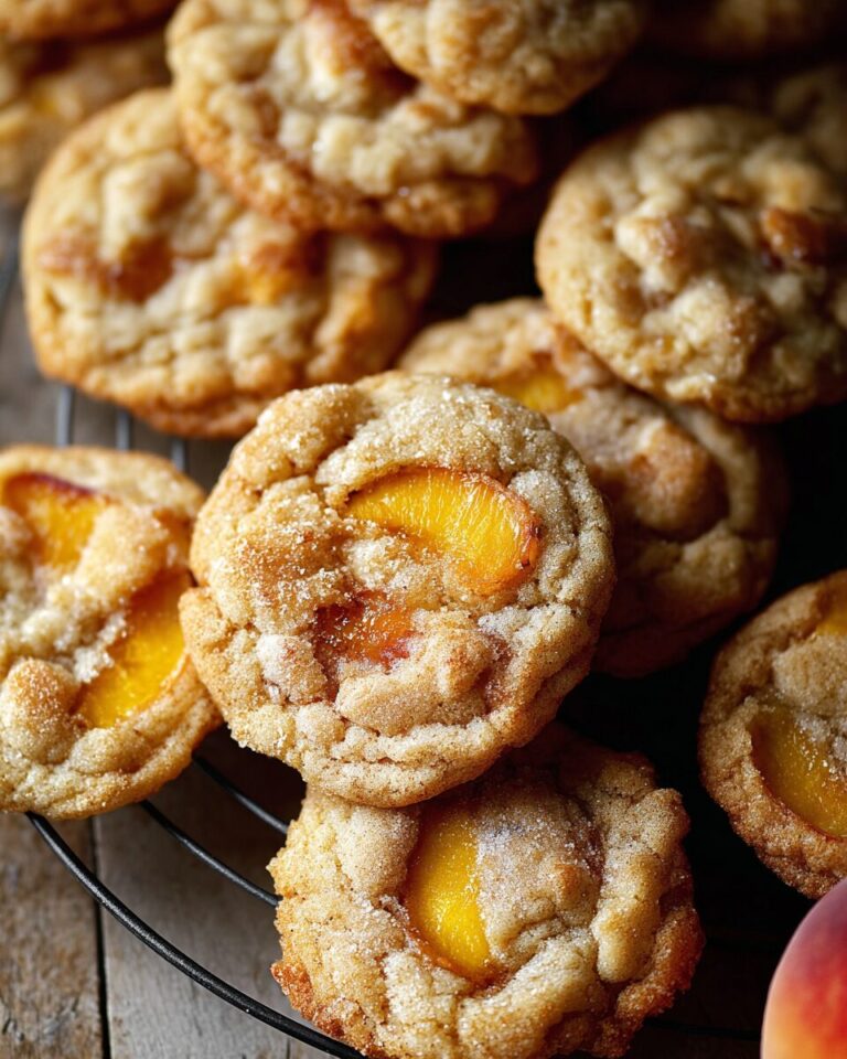 Irresistible Peach Cobbler Cookies