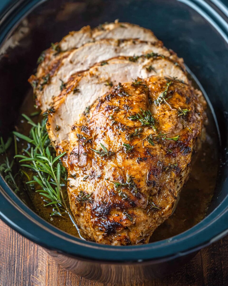 Slow Cooker Turkey Breast with Gravy