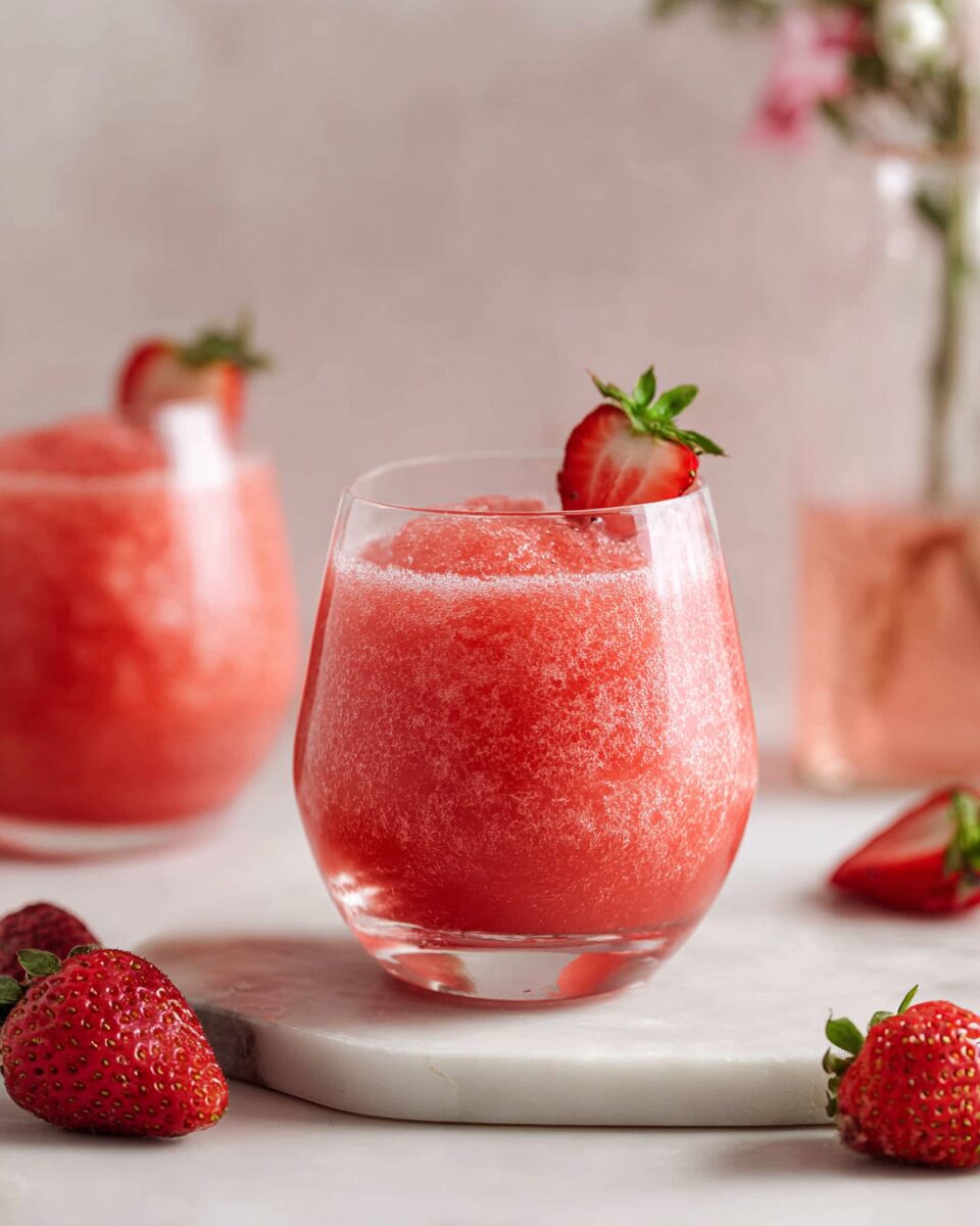 Strawberry Frosé (Frozen Rosé)
