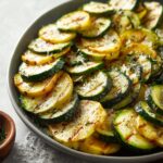 Crispy Roasted Zucchini with Garlic and Herbs