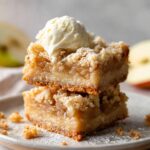 Warm and Cozy Apple Pie Bars with a Buttery Crust