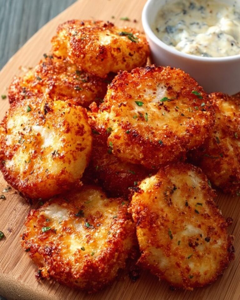 Crispy Cauliflower Bites with a Cheesy Twist