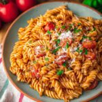 Hearty Tomato & Chickpea Pasta Delight