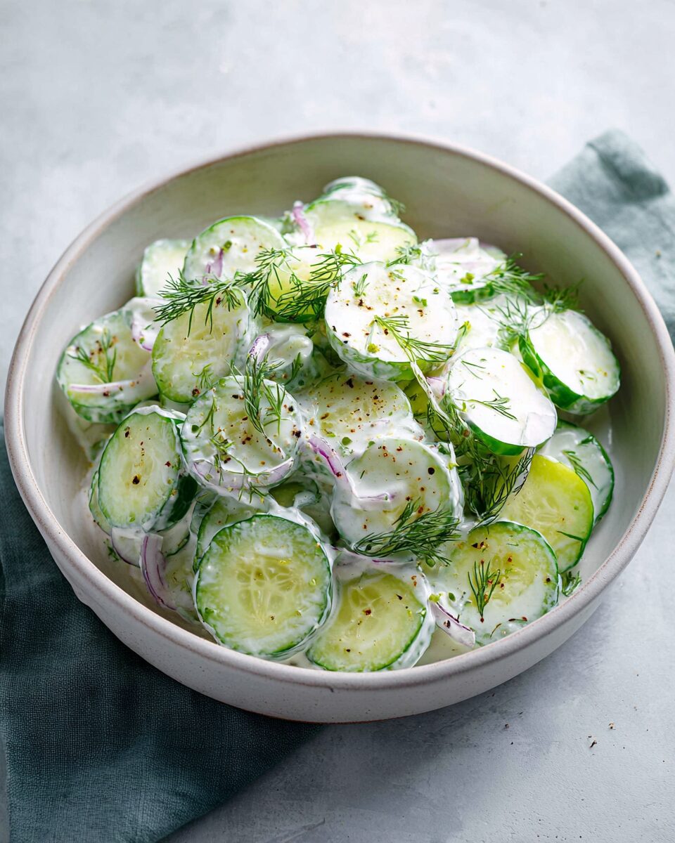 Refreshing Yogurt Cucumber Salad