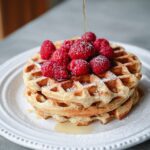 School Lunchbox Raspberry Almond Waffles