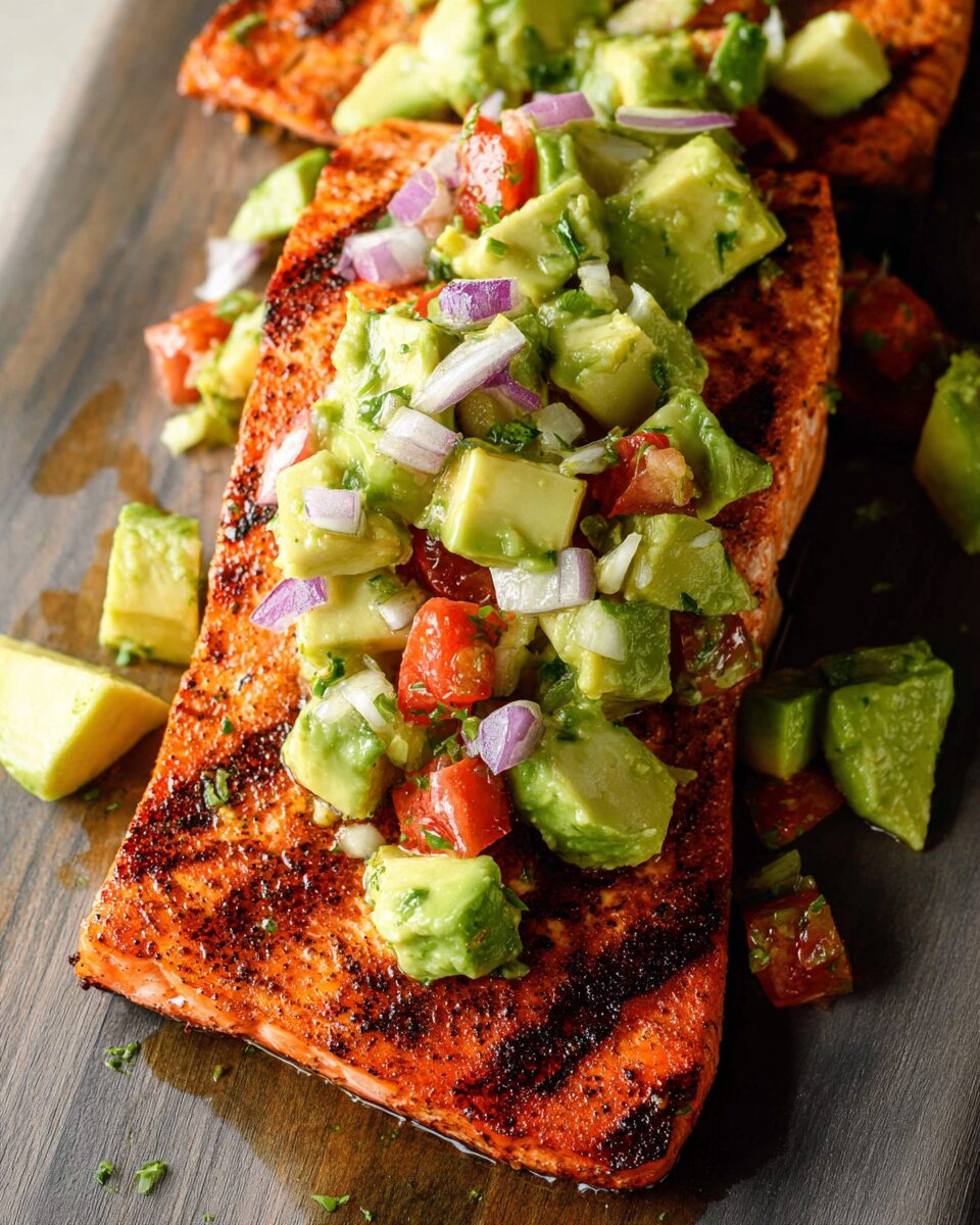 Salmon with Avocado