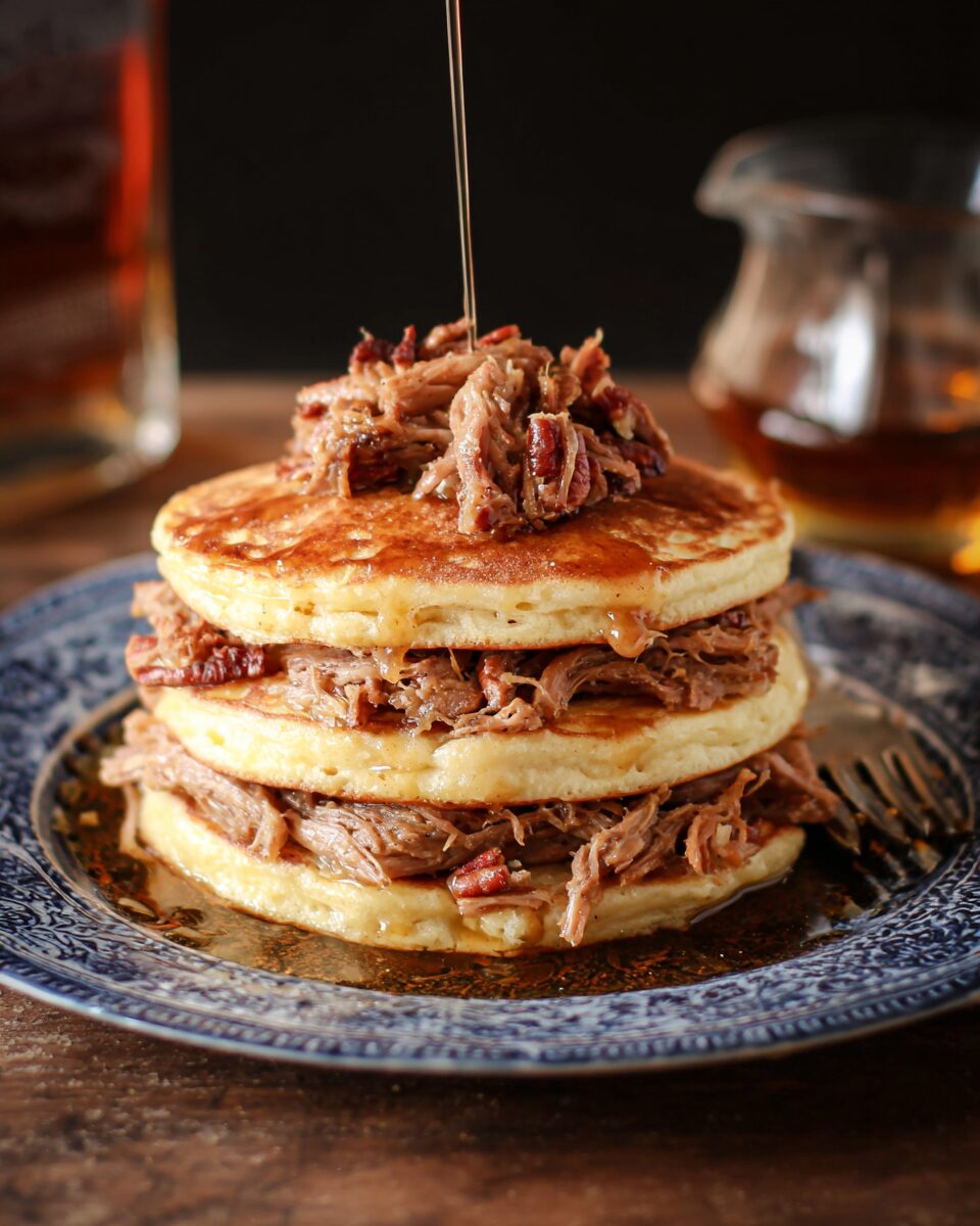 Pulled Pork Pancakes