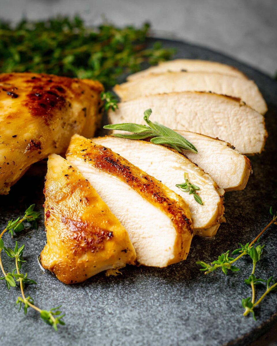 Perfectly Juicy Sous Vide Chicken Breast with Herb Infusion
