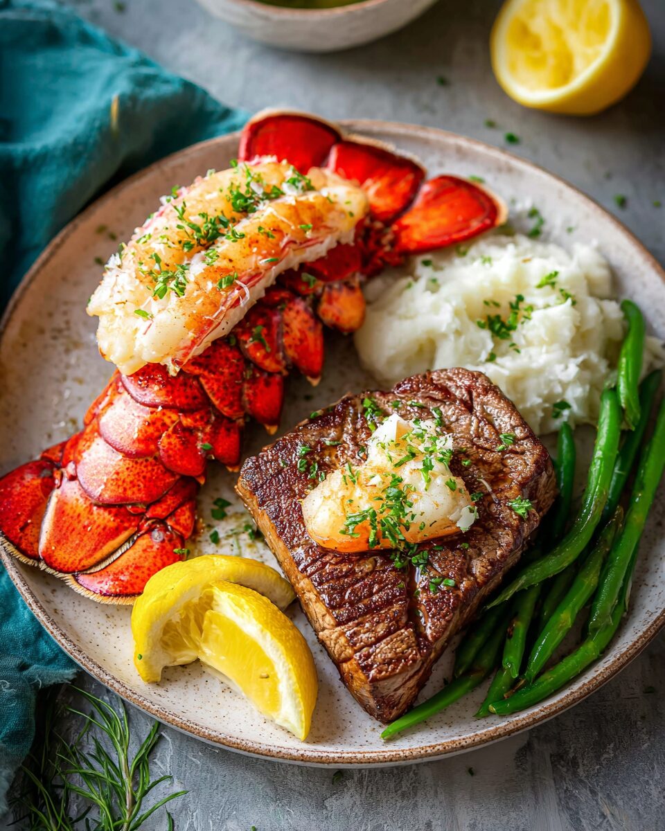 Surf and Turf Steak and Lobster