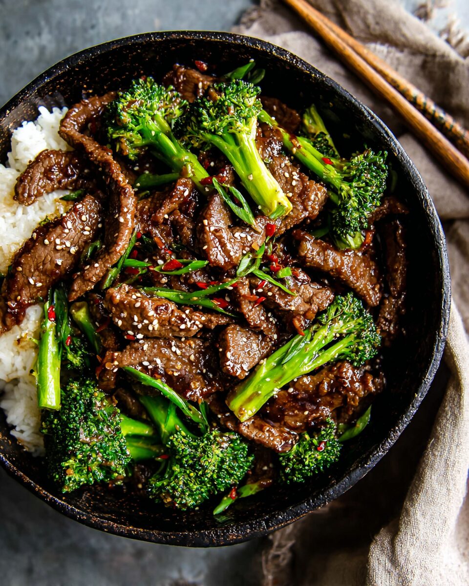 Mongolian Beef and Broccoli
