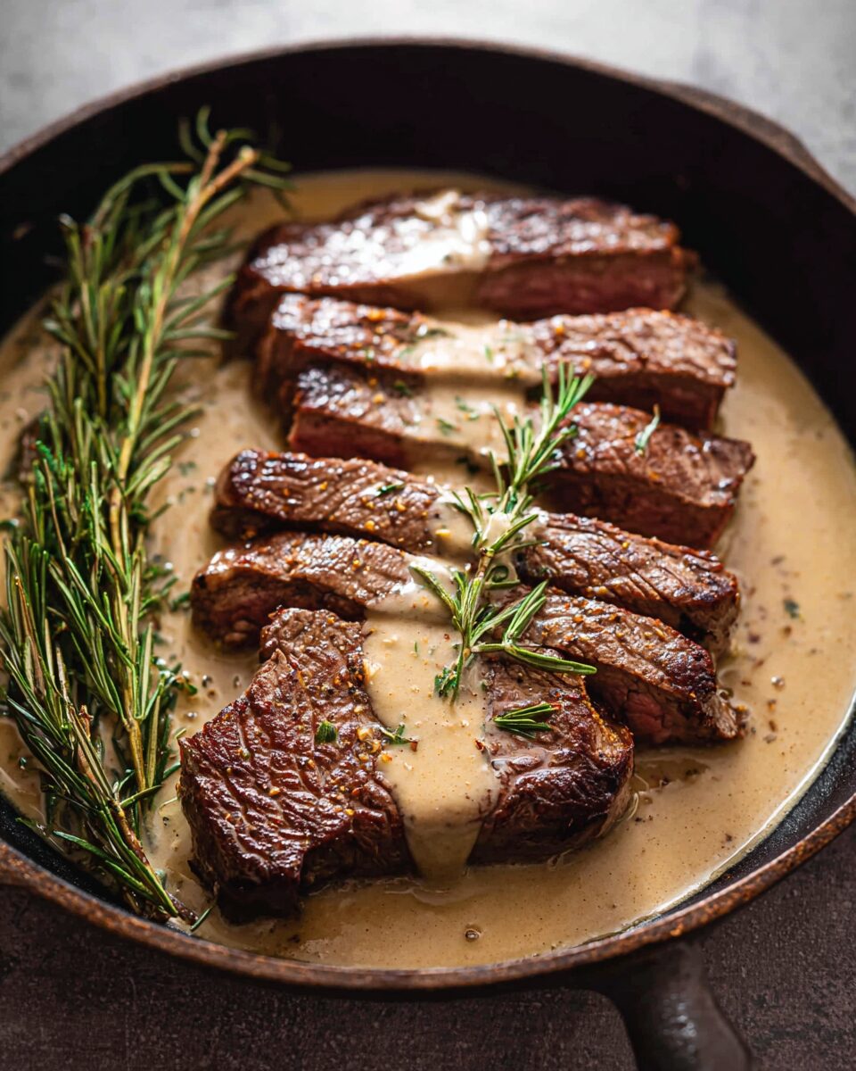 Garlic Rosemary Steak