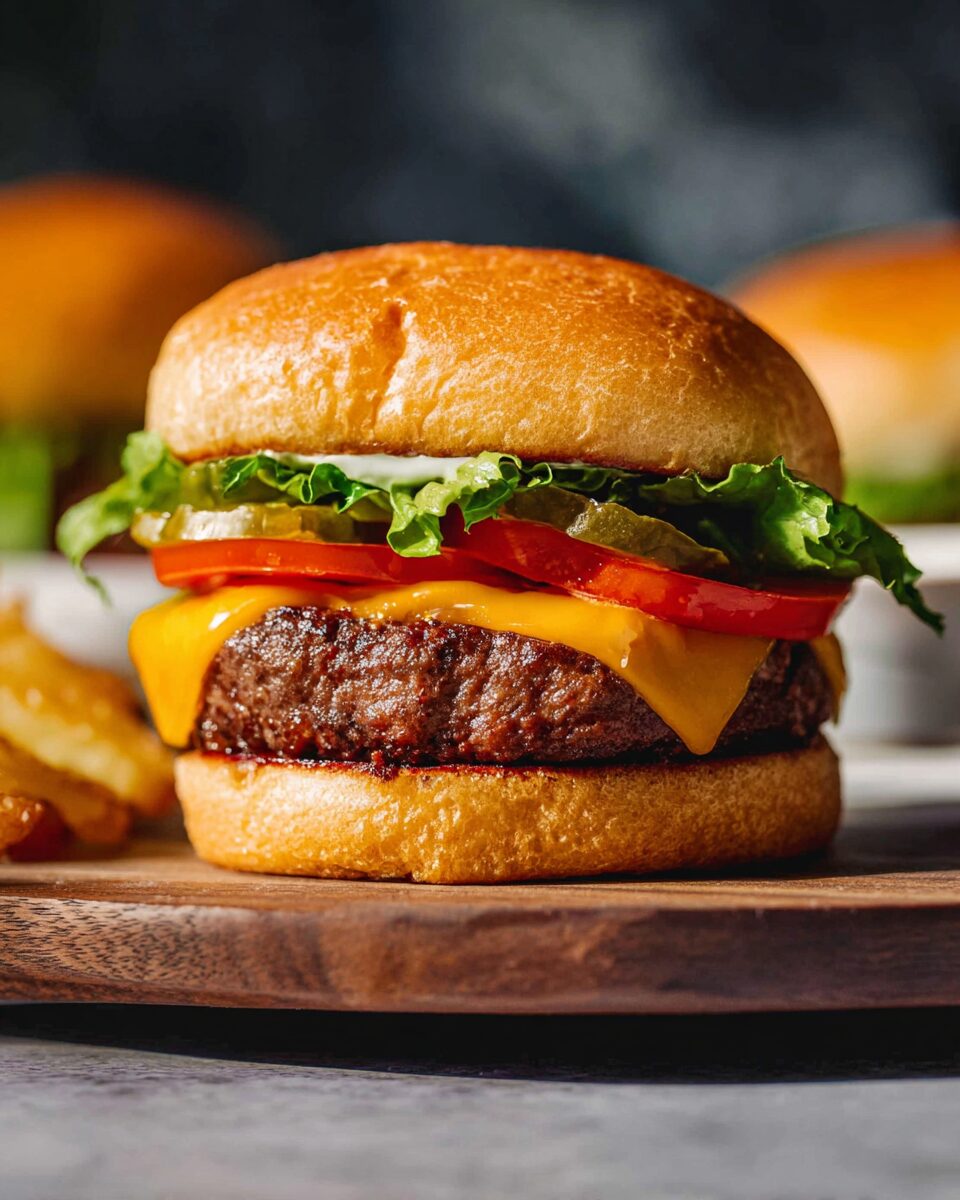 Crispy & Juicy Air Fryer Hamburgers
