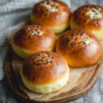 Delicious Cream Cheese Vatrushka Buns with a Soft, Sweet Dough