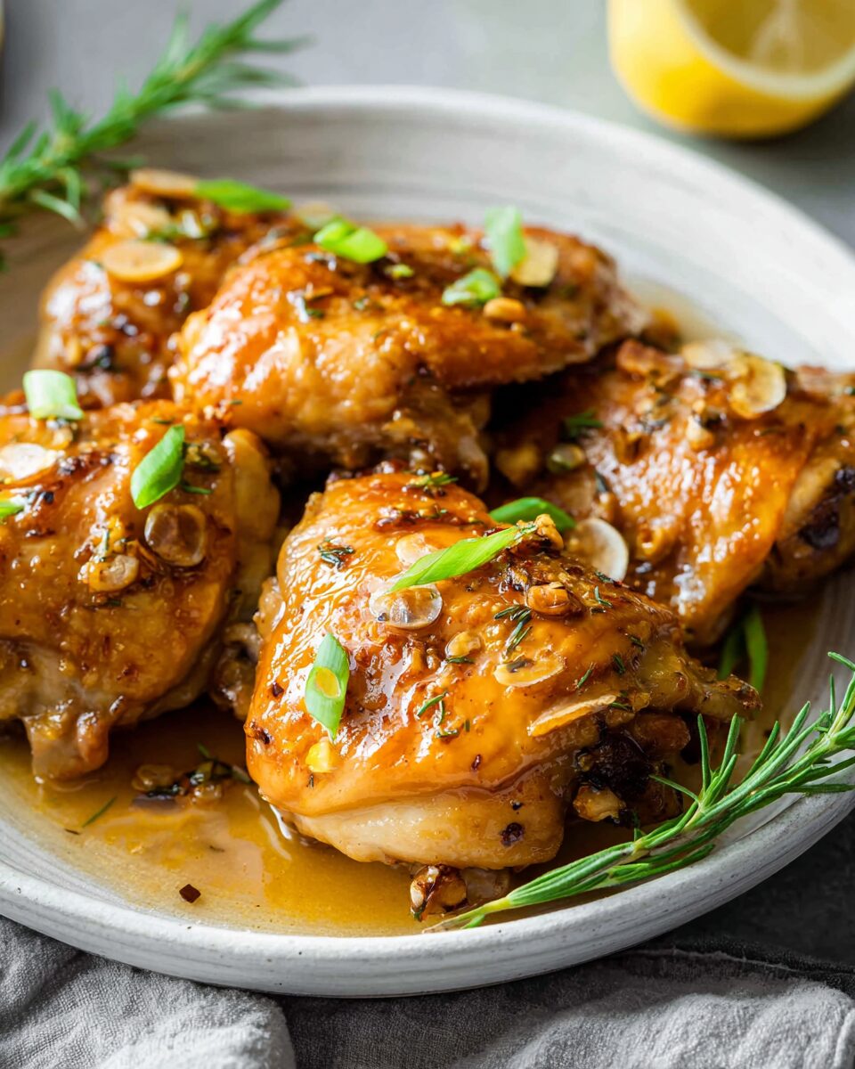 Maple BBQ Instant Pot Chicken Thighs