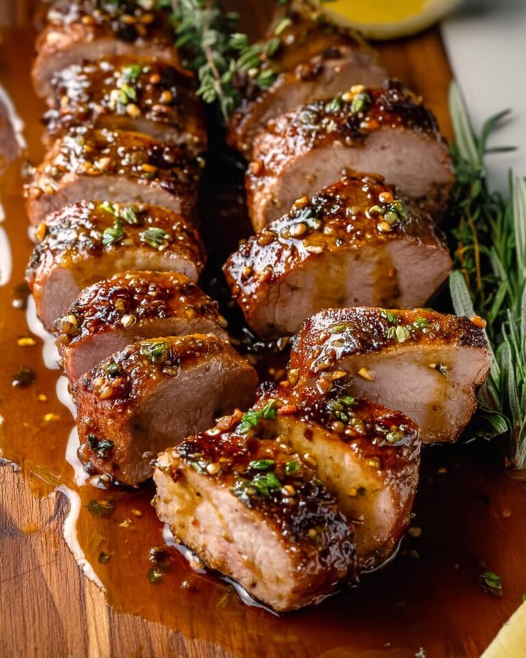 Sweet and Savory Maple Mustard Pork Tenderloin