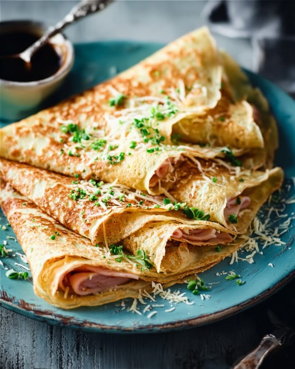Ham & Cheese Pancakes