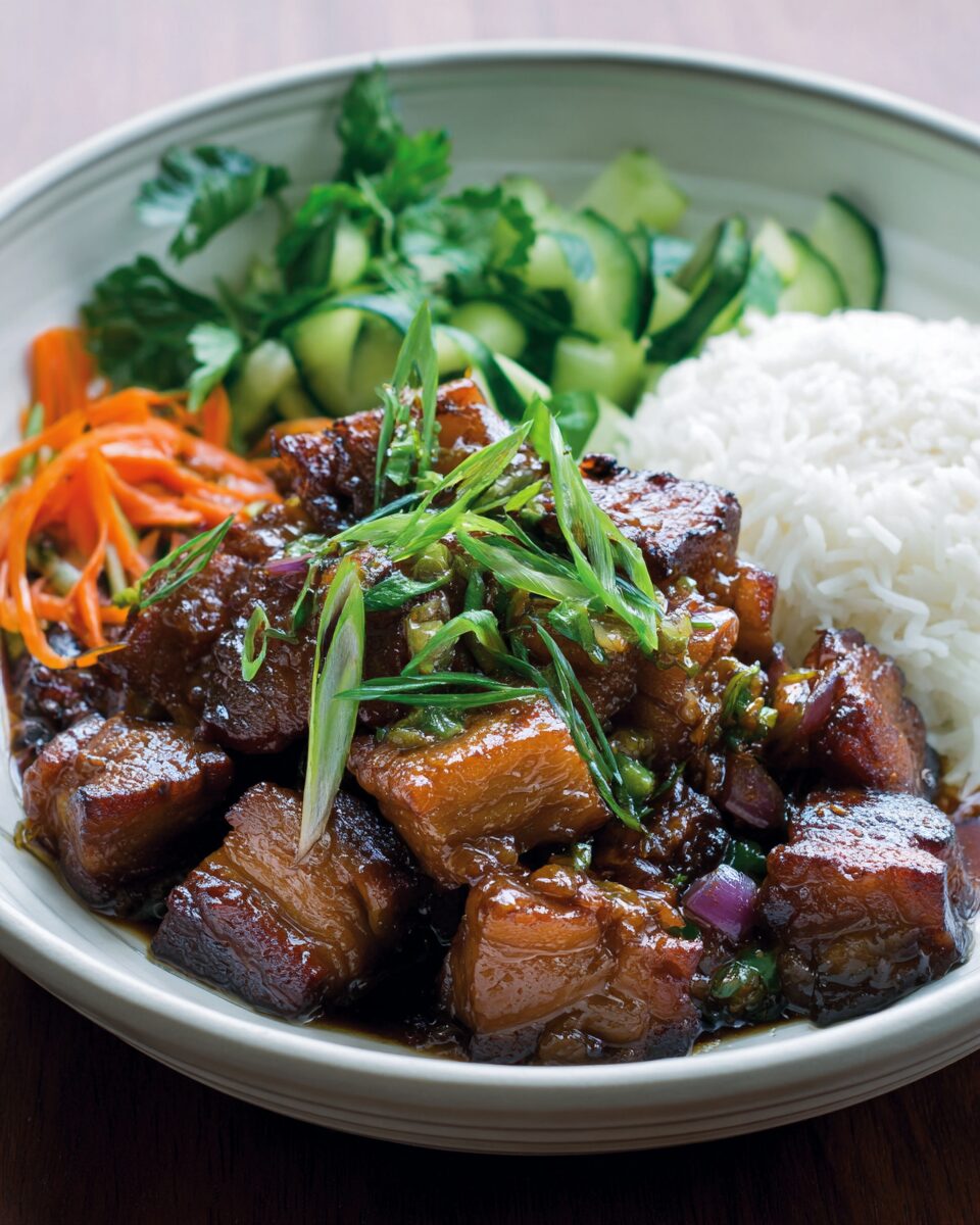 Thịt Heo Kho Tiêu (Five-Spice Caramel Pork)