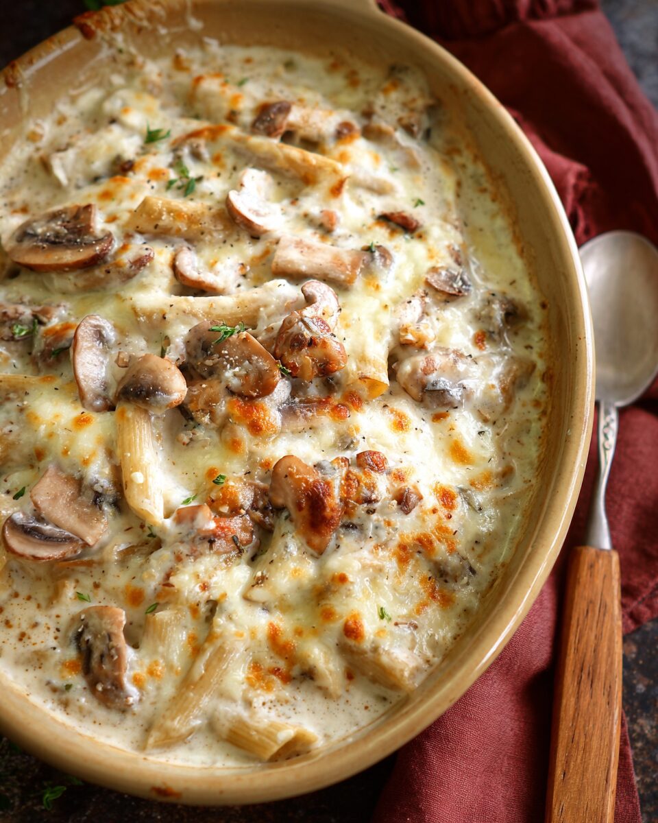 Creamy Russian Mushroom Julienne