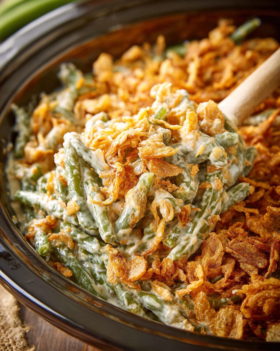 Crockpot Green Bean Casserole
